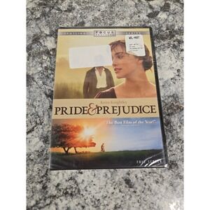 Pride Prejudice DVD 2005 Keira Knightley Focus Features Full Screen NWT